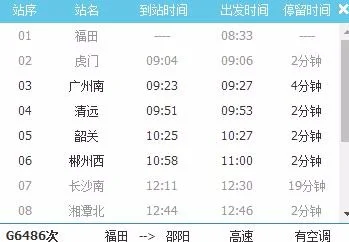 从广州到郴州高铁车票（广州到郴州西高铁）4