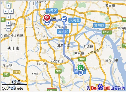 番禺广场到广州沙园地铁站(番禺广场地铁站至西门口)