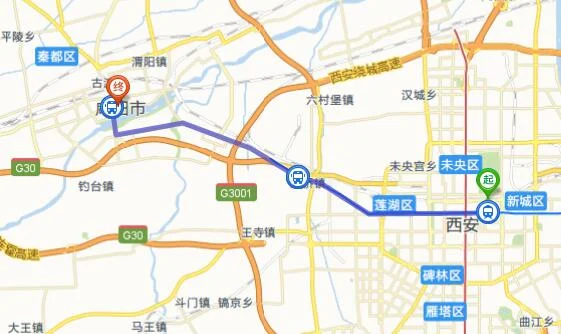 西安地铁二号线可以到咸阳吗（怎么坐西安地铁到咸阳）2