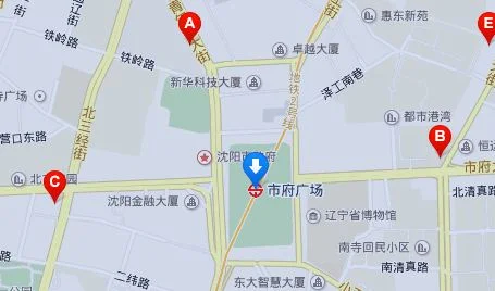 沈阳地铁二号线全部站名（沈阳市府广场地铁c出口）