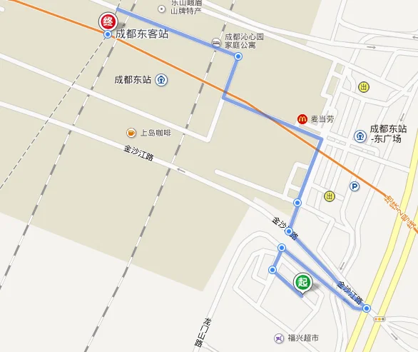 成都东客站（地铁出口）到成都东站长途汽车客运站怎么走（成都东客运站到地铁站有多远）