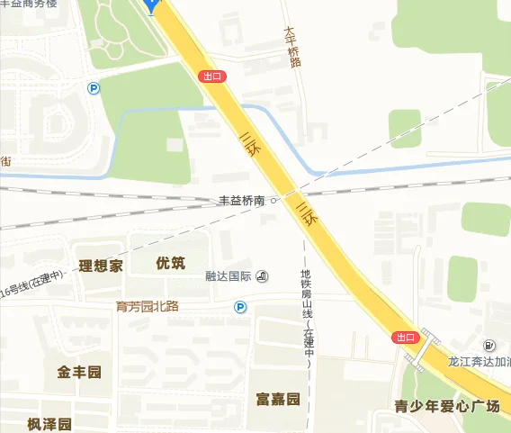 想知道：北京 房山地铁是几号线 在哪（丰益桥南地铁站）3