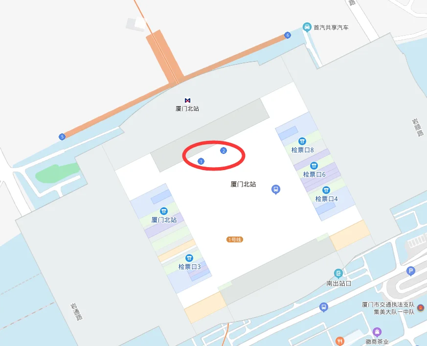 厦门火车站有去北站的地铁吗(厦门北动车站地铁几号出口)3