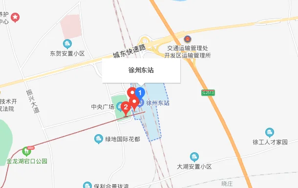 徐州高铁站在哪里啊（徐州高铁站图）4