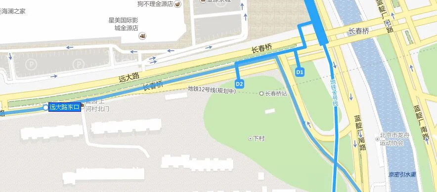 北京地铁12号线长春桥站 出口有几个（长春桥地铁站出口）2