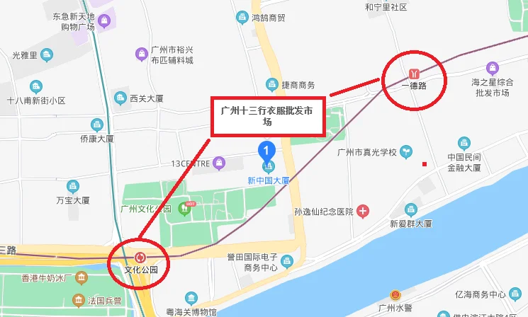 广州十三行坐几号地铁哪了地铁口下(大唐到十三行地铁站)4
