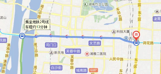 谁能提供个最新的已经敲定的长沙地铁2号线和1号线的地铁线路图！（湖南二号线地铁线路图）