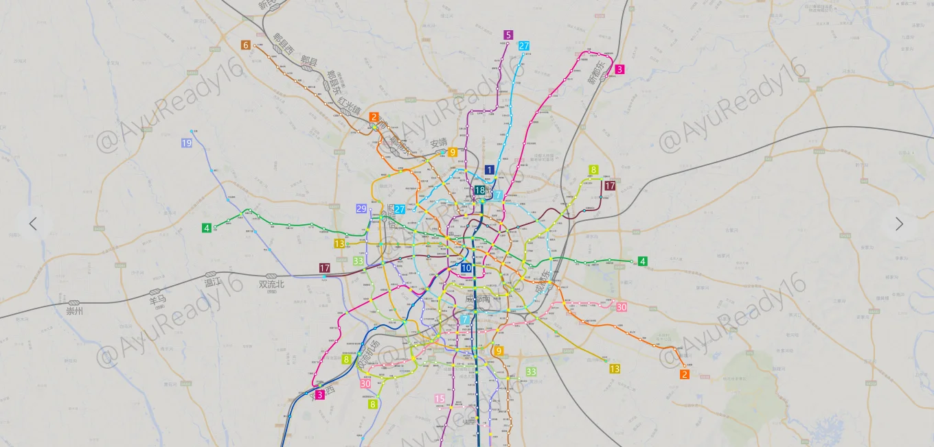 求成都地铁线路图可以放大看清每一个站点!谢谢(2020成都地铁图高清总体)6