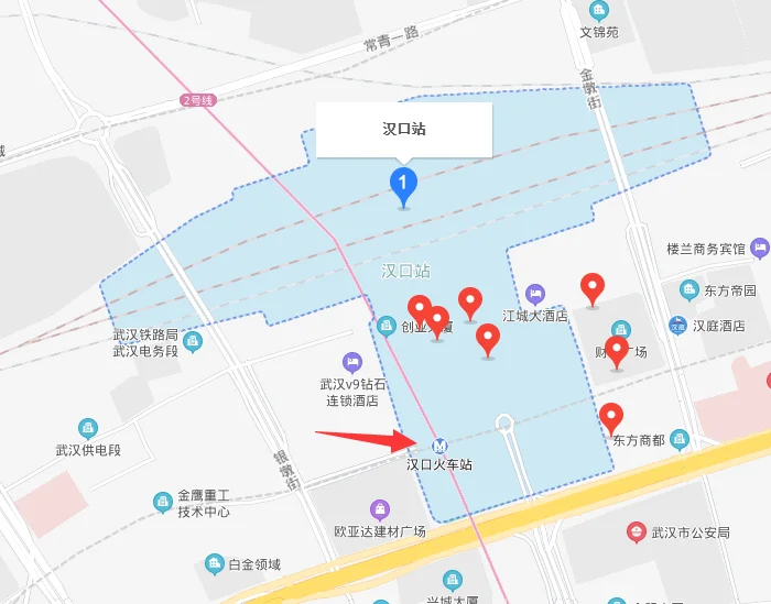 汉口火车站是几号地铁途经哪些站点(武汉汉口的地铁口)2