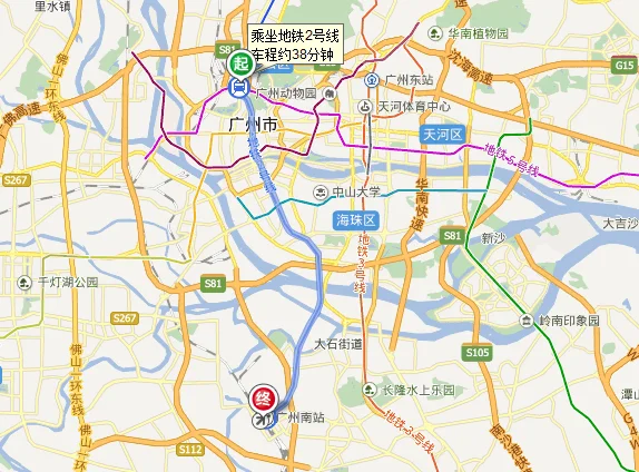 广州火车站到番禺广场【地铁】怎么做（广州火车到番禺的地铁站）