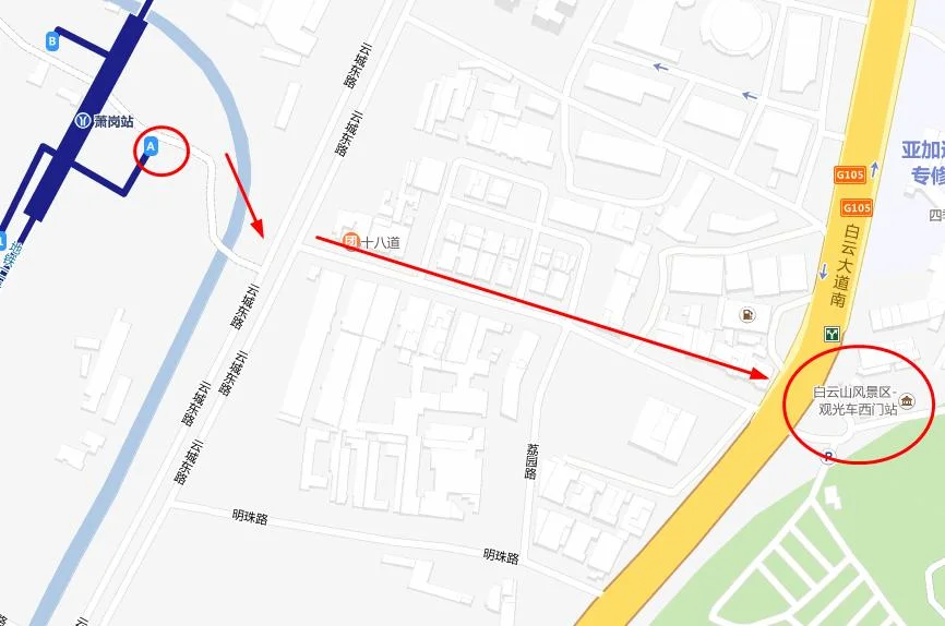 萧岗地铁站到新市新天地广场（萧岗地铁站b出口公交）2