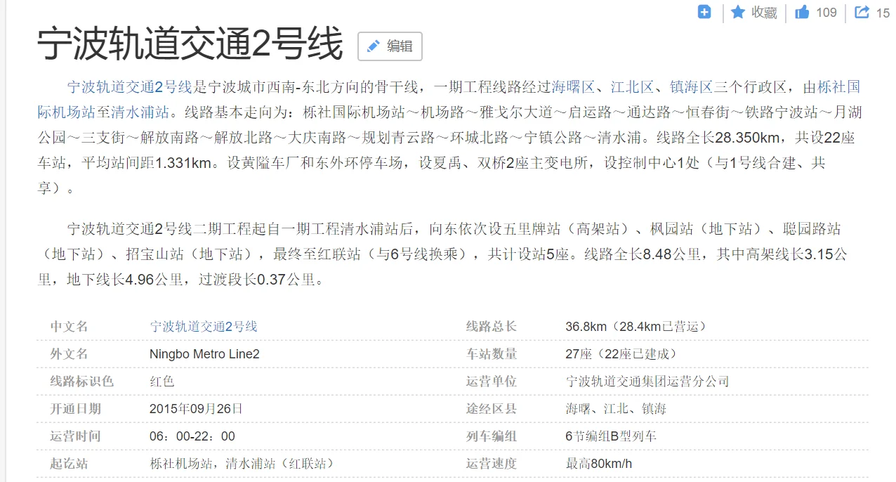 宁波地铁2号线运营时间(宁波地铁2号线通车时间)