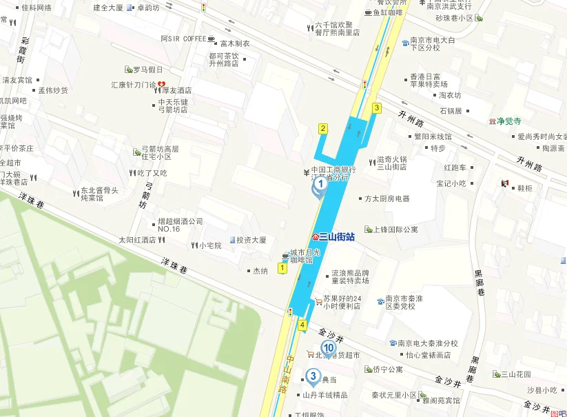 地铁1号线三山街3号出口到夫子庙怎么走（地铁1号线夫子庙在三山街哪个出口）