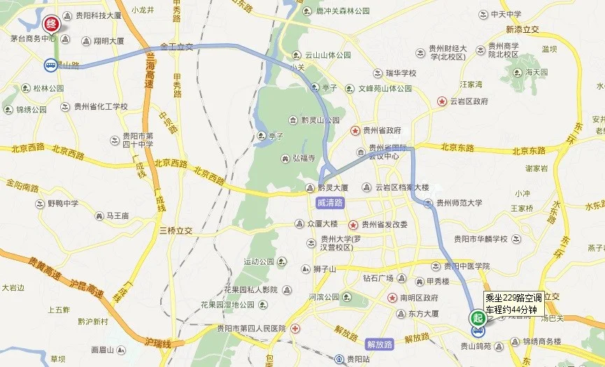 贵阳地铁一号线通过哪些地方（贵阳白鹭湖地铁站到天一国际广场）2