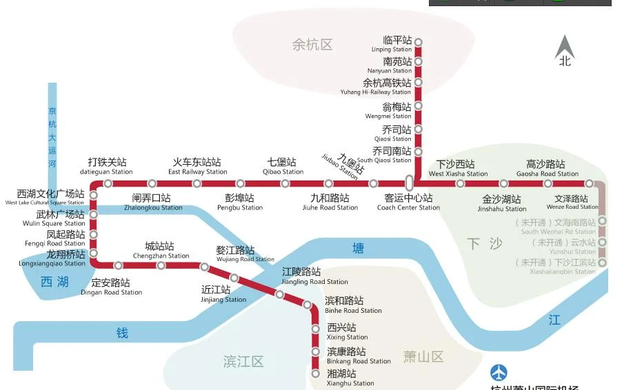 杭州火车站有地铁吗（杭州火车站有地铁的哪个方向）2