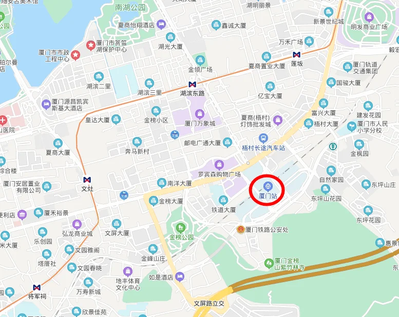 厦门地铁2号线坐哪一路车去火车站（厦门火车站地铁几号线）3