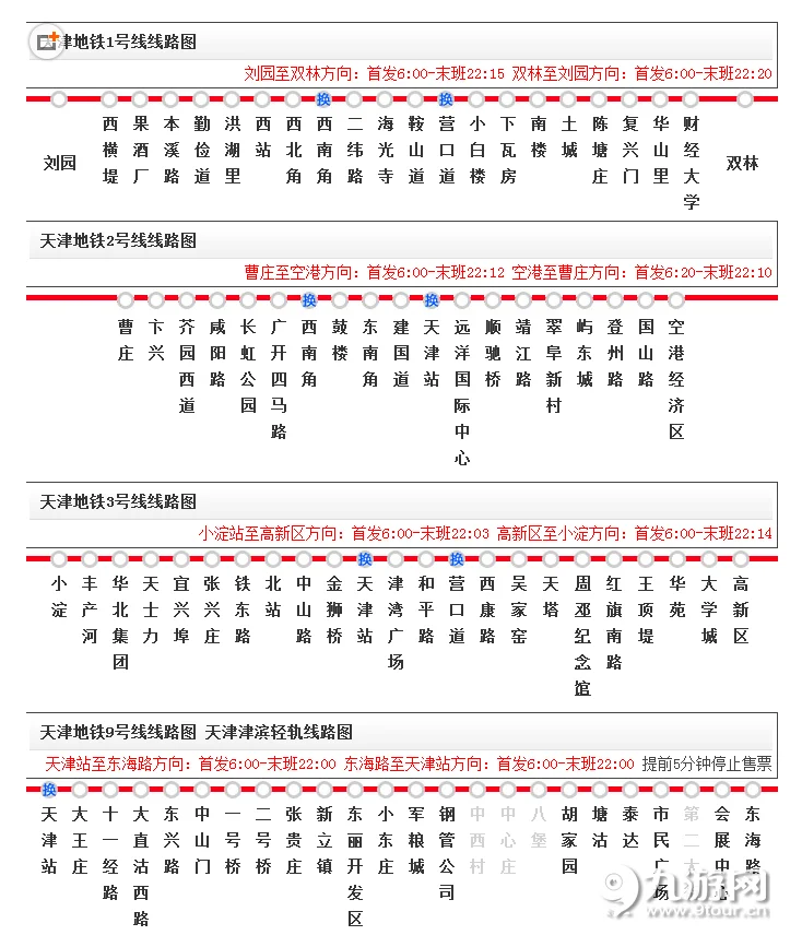 天津站到滨海机场地铁几点最晚（天津站到空港地铁最后一班是几点）