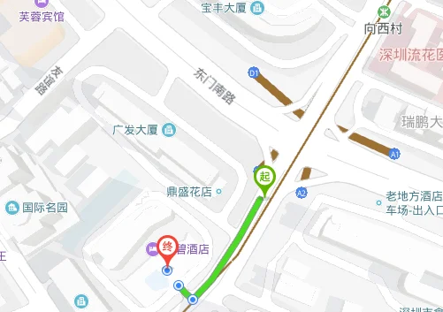 深圳北站到向西村地铁站怎么走（向西村地铁出口）2