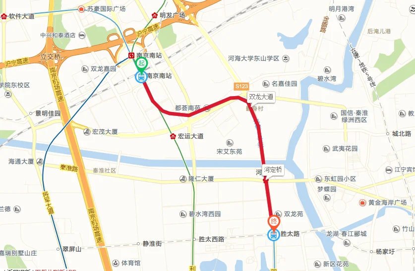 大行宫地铁站到南京南地铁站怎么走（胜太路到南京南站地铁多少钱）