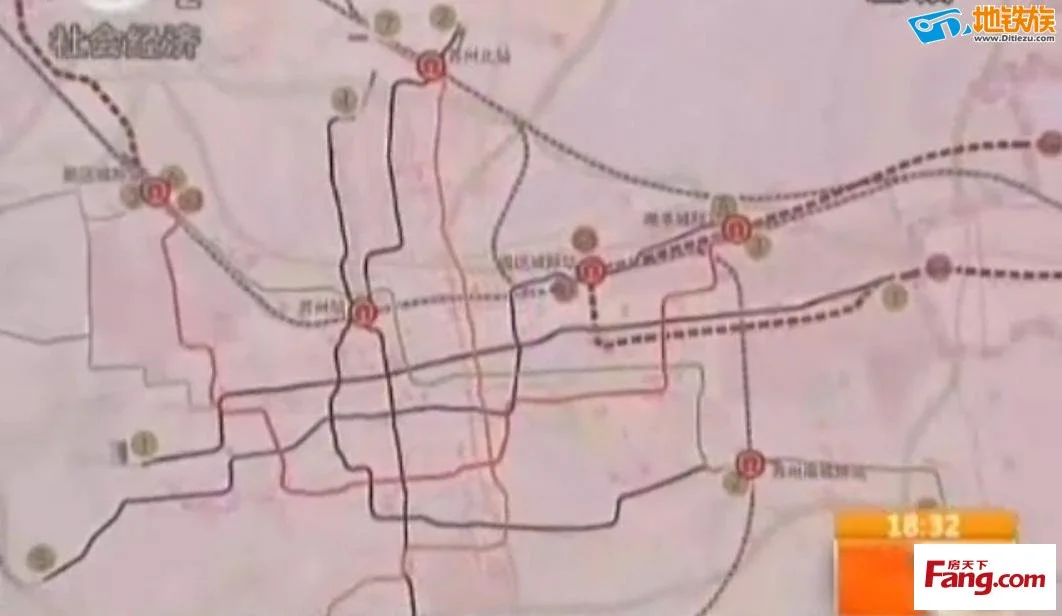 苏州有没有地铁（苏州老城区轨道交通）3