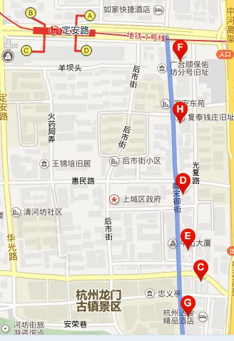 请问杭州地铁一号线经过哪几个有名的景点（杭州地铁第一美背）