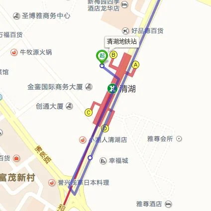 深圳清湖地铁站哪个出口有287线公交车坐(清湖地铁站那个出口是339)2