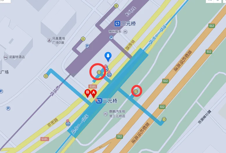 三元桥地铁站出口(三元桥地铁c1出口936)3