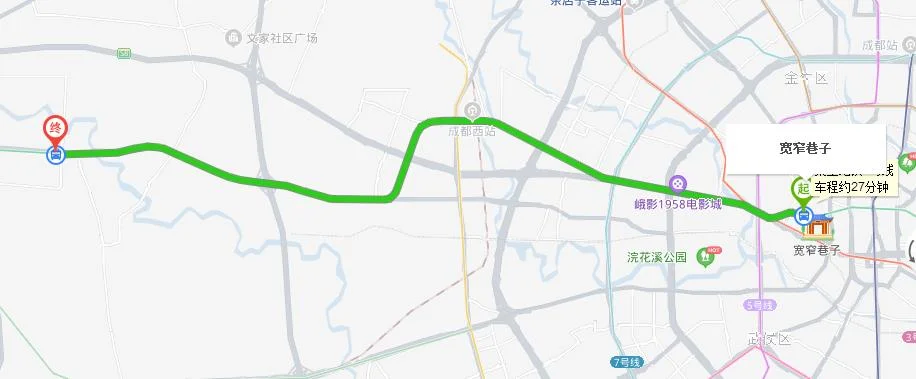 成都地铁四号线凤凰大街站到中医大省医院站有多少里程呢（凤凰大街地铁站）