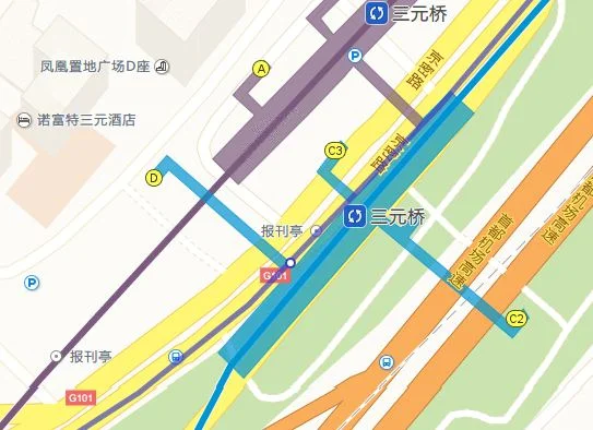 三元桥地铁站出口（三元桥地铁出口站图）3