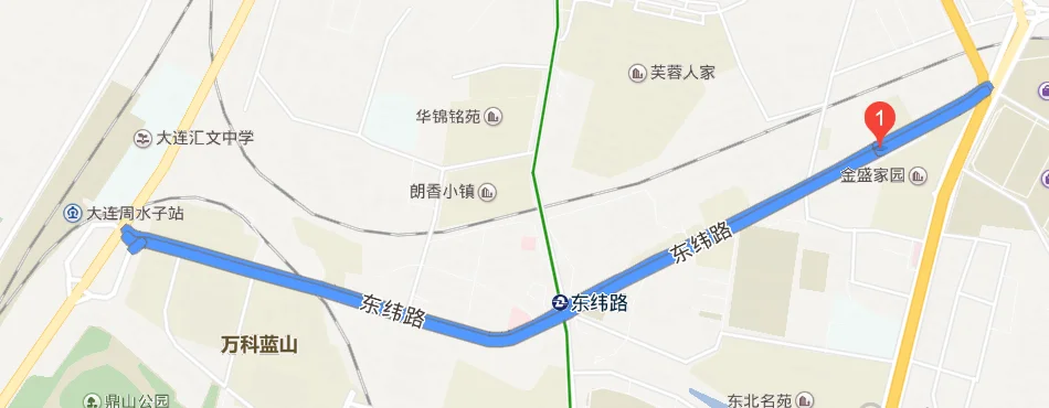 大连开发区轻轨站到西安路（地铁站）怎么走（东伟路到西安路地铁）