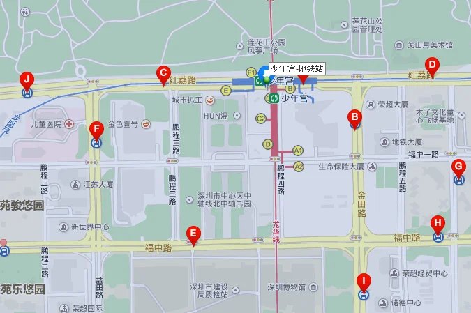 少年宫站的出入口（成都青少年宫地铁站）