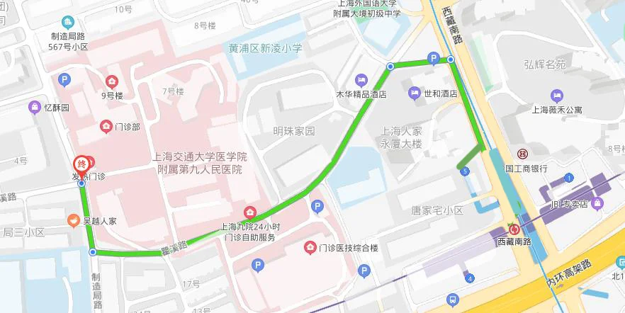上海第九人民医院坐几号地铁什么地方下车（上海宝山九院附近地铁站）1