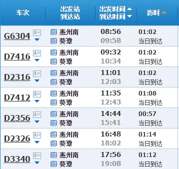 葵潭高铁下车后做什么车去靖海麻烦您详细给我说一下谢谢啦!(深圳到葵潭高铁时刻表)3
