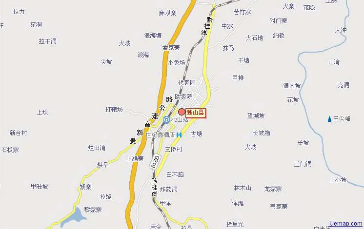谁知道中国高铁路线怎么分布的（独山铁路网）2
