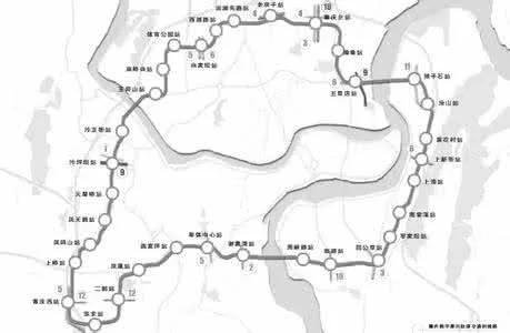 沙坪坝三峡广场地铁是几号线（重庆轨道交通环线到三峡广场）3