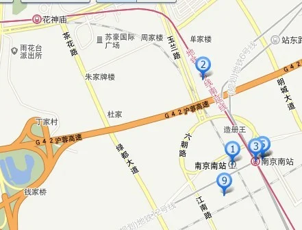 南京中华门到中央门坐地铁几号线（中华门地铁站地图）1