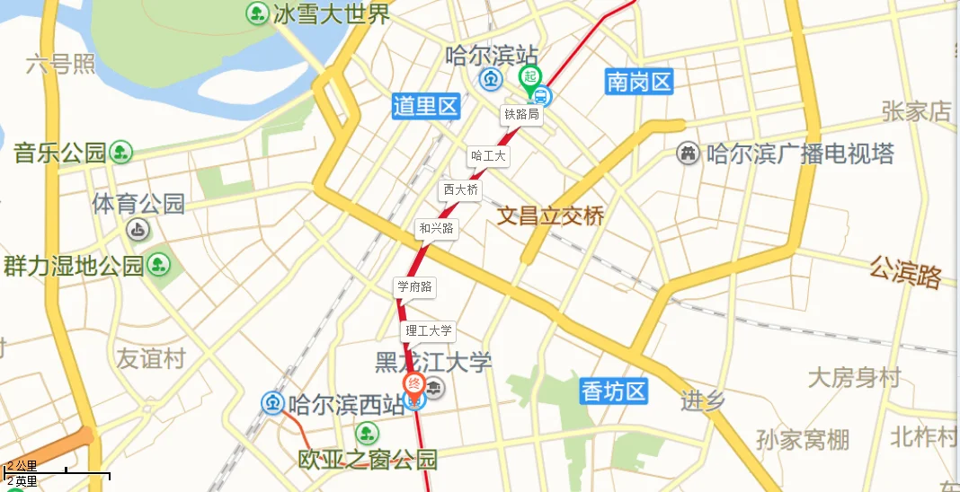 哈尔滨西站到哈尔滨站有地铁吗（哈西到博物馆地铁站）