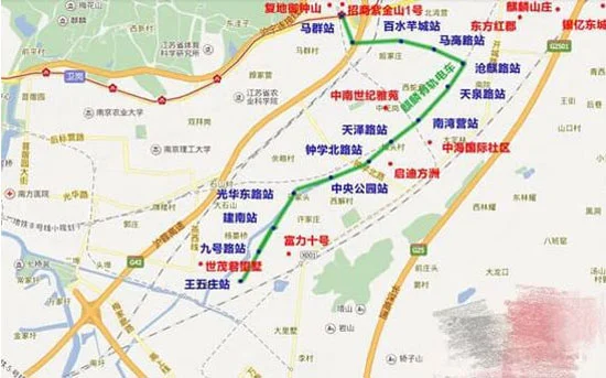 南京地铁1号线首班车时间（南京电车路线地铁1号线）5