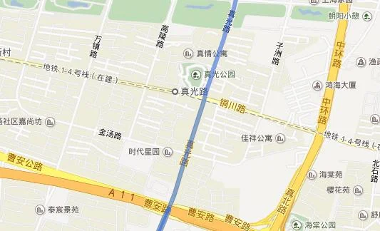 地铁14号线（上海地铁14号线真光路站）