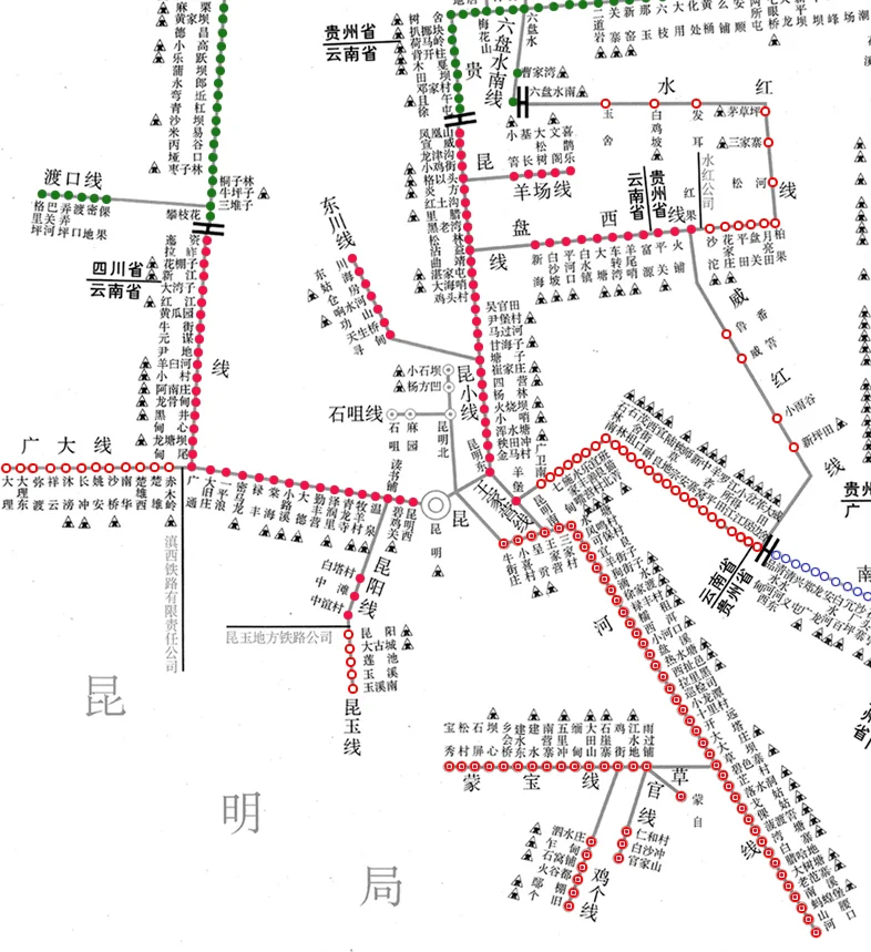 云南铁路的在建规划（云南铁路十2030规划）2