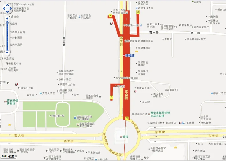 钟楼地铁出口(钟楼地铁站到西门走哪个出口)3