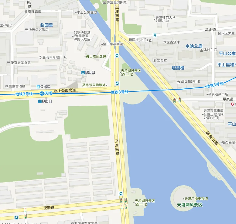 坐地铁从天塔站去天津站在天塔站应该从哪个口进还是那个都可以（复兴门到天塔地铁站）1