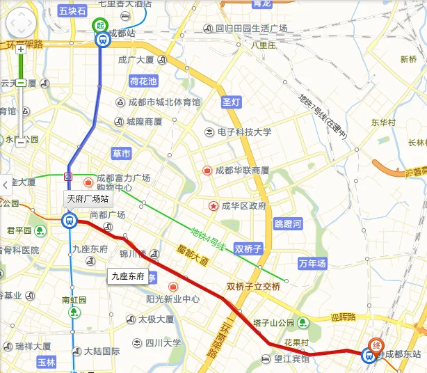 成都东火车站到成都火车站 坐地铁 要多久啊（成都火车站离地铁多远）