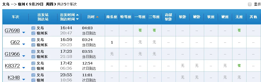 义乌至杭州高铁义乌至宿州东急需义乌至宿州东高铁火车票一张（义乌到杭州高铁多少钱）