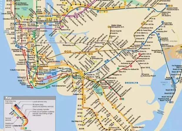 美国有地铁的城市有哪些（纽约地铁线路图最新）