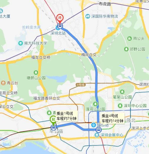 深圳地铁一号线从车公庙站到机场站需要多长时间价格多少 出了地铁离机场还要走多远（深圳车公庙地铁时刻表）1
