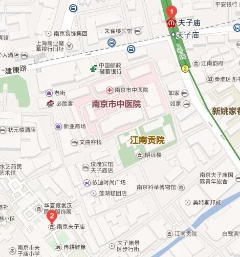 去夫子庙坐地铁3号线到夫子庙站哪个出口下（南京三号线夫子庙地铁站）