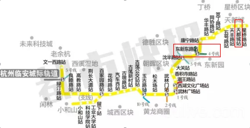 杭州地铁3号线的设置站点(杭州地铁3号线天都城战)2