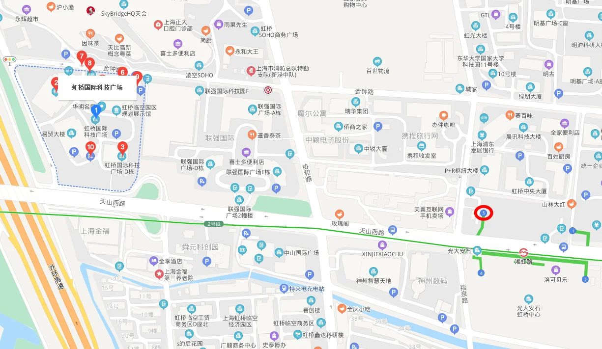 地铁2号线的终点站怎么是淞虹路我要去虹桥火车站（淞虹路地铁站图片）