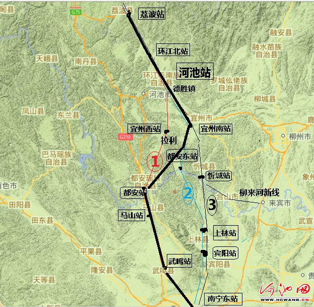 都安高铁经过那个地方(广西都安高铁)2